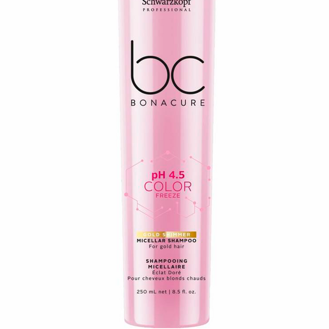 GOLD SHIMMER MICELLAR SHAMPOO - COLOR FREEZE SCHWARZKOPF
