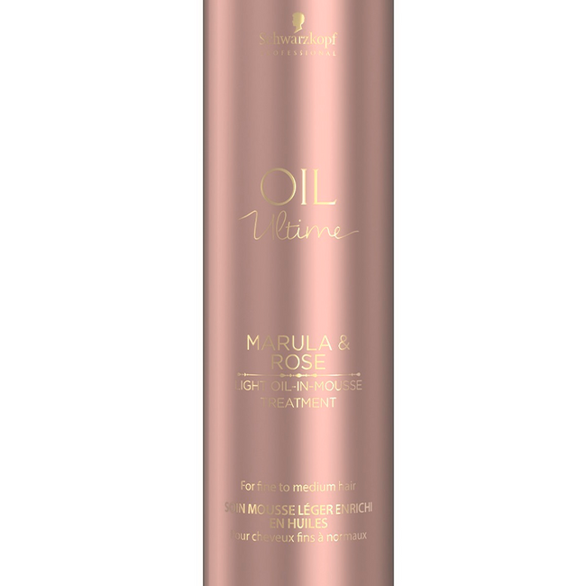 MARULA & ROSE LIGHT OIL IN MOUSSE TREATMENT - OIL ULTIME SCHWARZKOPF